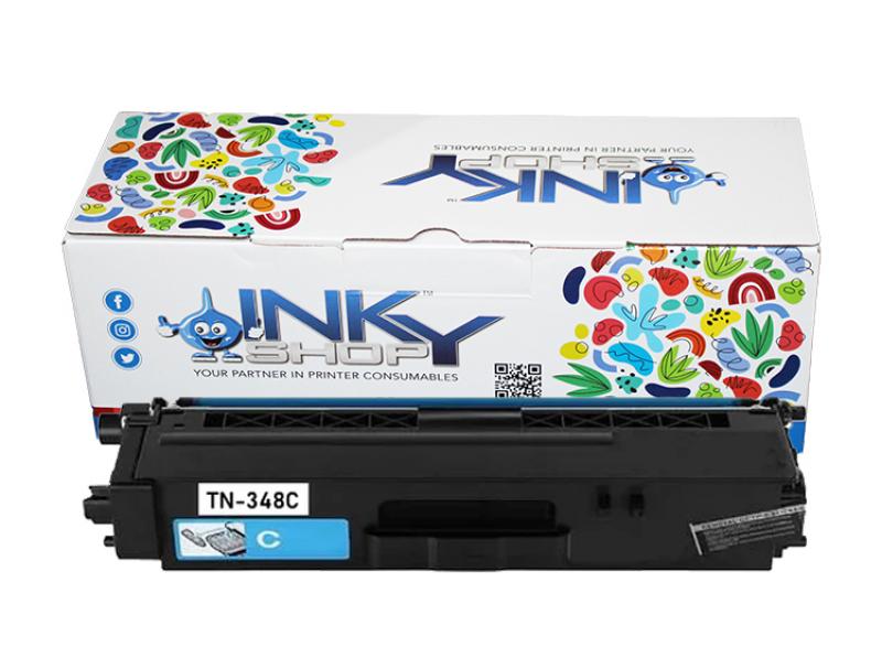 Brother TN348/369 Cyan Toner Cartridge Compatible - The Inky Shop