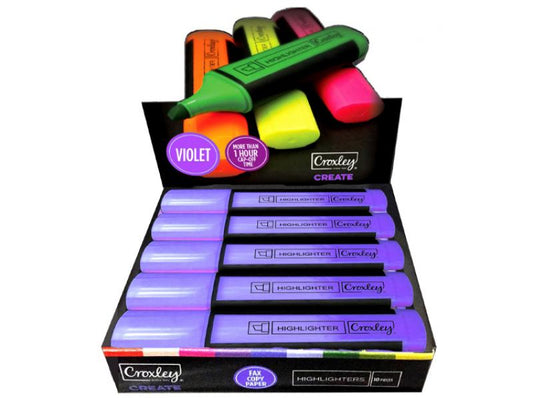 Croxley Create Highlighter Violet - Single