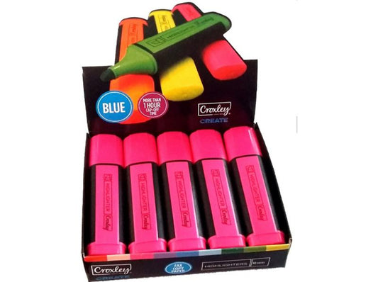 Croxley Create Highlighter Pink - Single