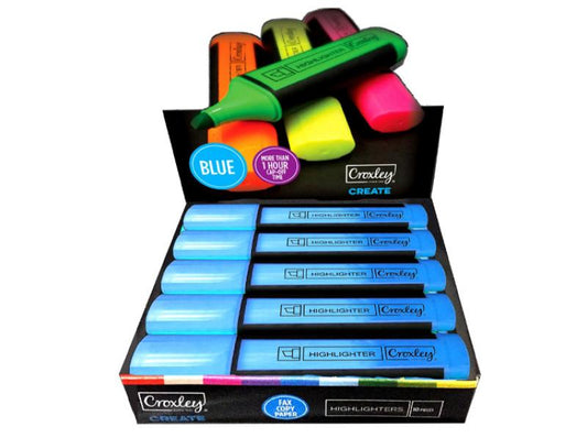 Croxley Create Highlighter Blue - Single