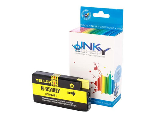 HP 951XL Yellow Ink Cartridge Compatible - The Inky Shop