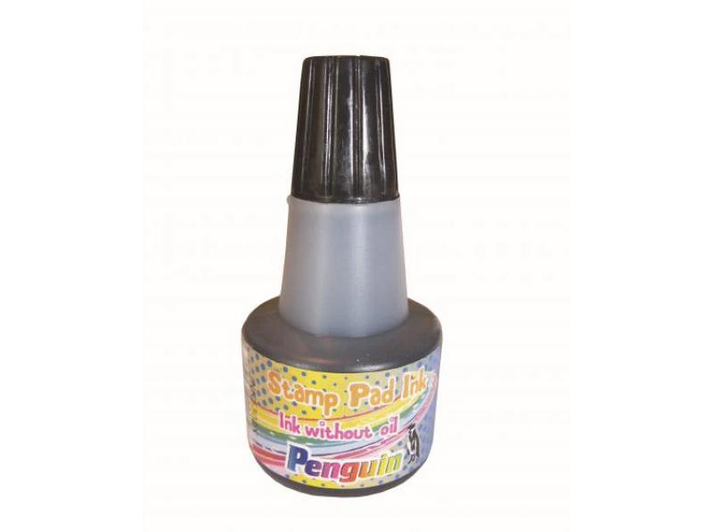 Penguin Stamp Pad Ink 30ml Black - Single