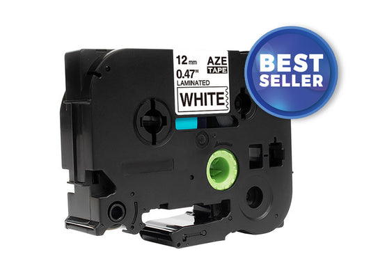 Generic Brother TZe-231 Laminated Tape 12mm x 8m Black on White