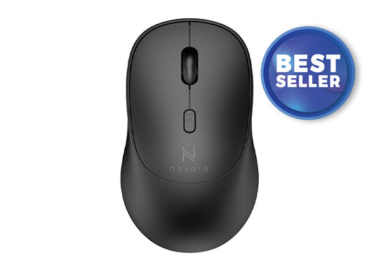 Novaro Rechargeable Wireless Mouse Black