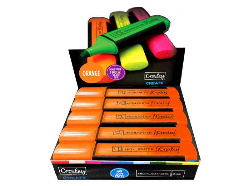 Croxley Create Highlighter Orange - Single