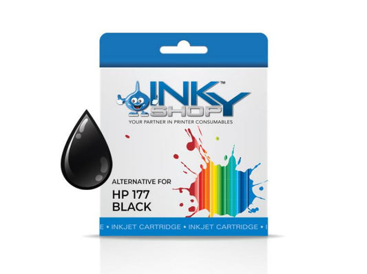 HP 177 Black Ink Cartridge Compatible - The Inky Shop