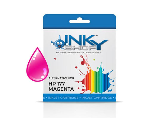 HP 177 Magenta Ink Cartridge Compatible - The Inky Shop