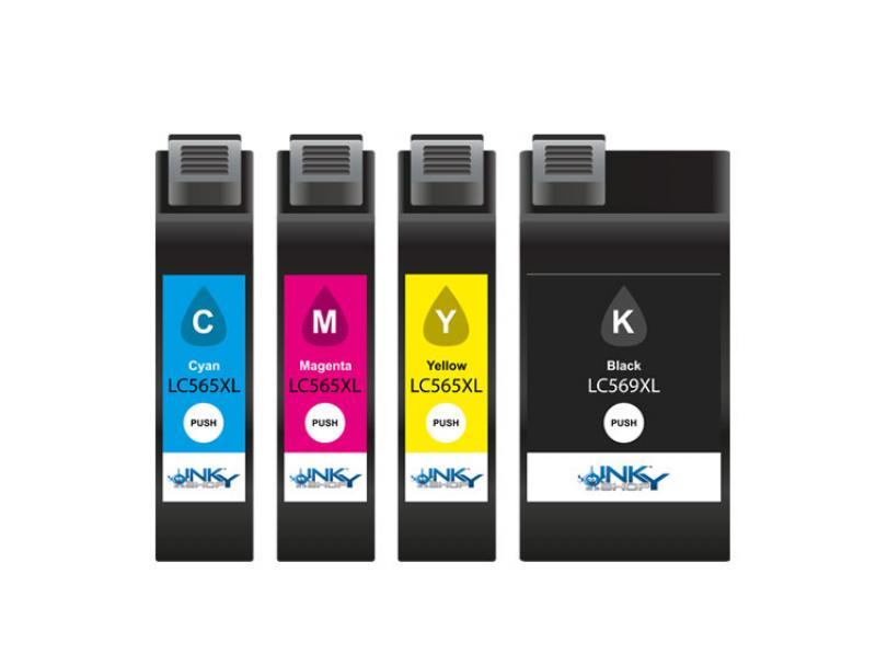 Brother LC565XL Cyan Ink Cartridge Compatible - The Inky Shop