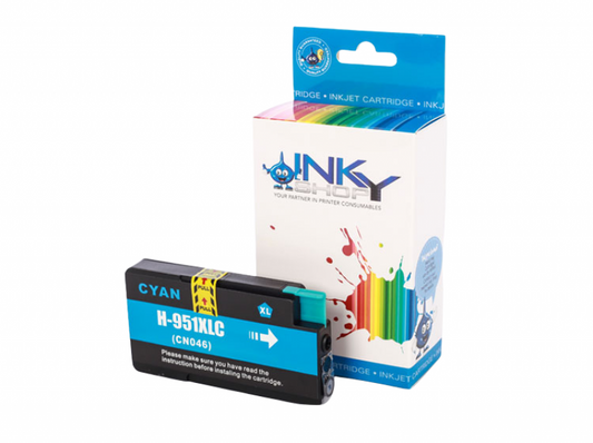 HP 951XL Cyan Ink Cartridge Compatible - The Inky Shop