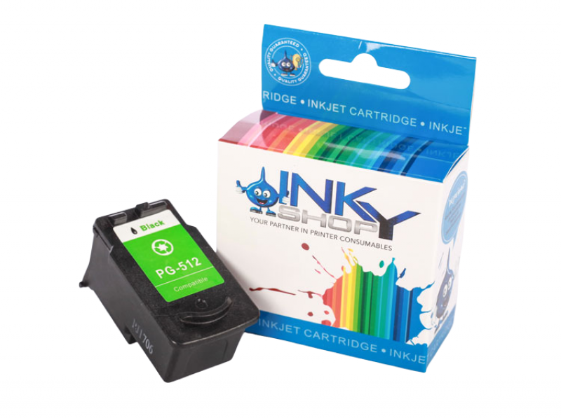 Canon PG512 Black Ink Cartridge Compatible - The Inky Shop