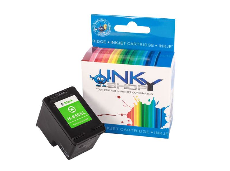 HP 650XL Black Ink Cartridge Compatible - The Inky Shop