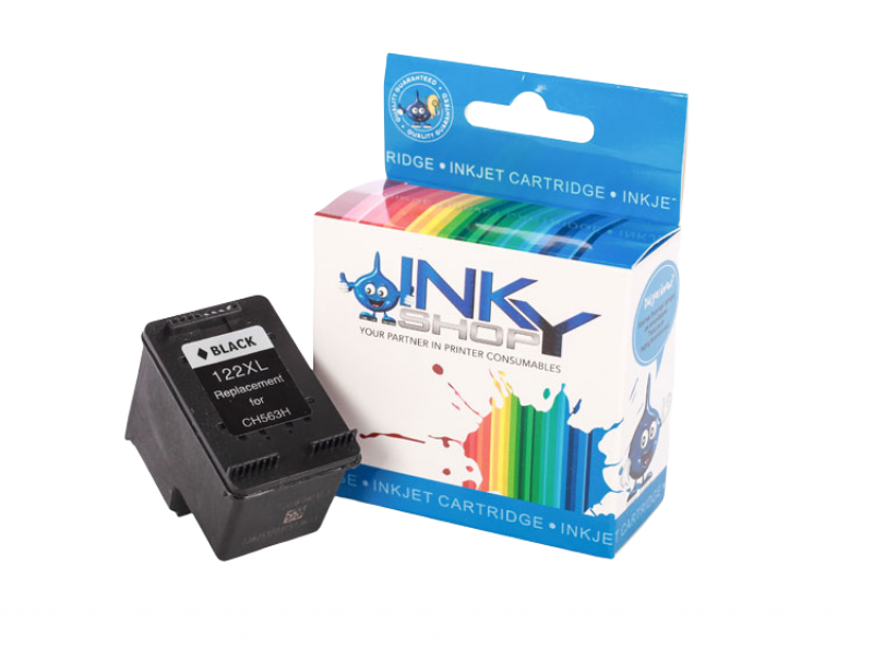 HP 122XL Black Ink Cartridge Compatible - The Inky Shop
