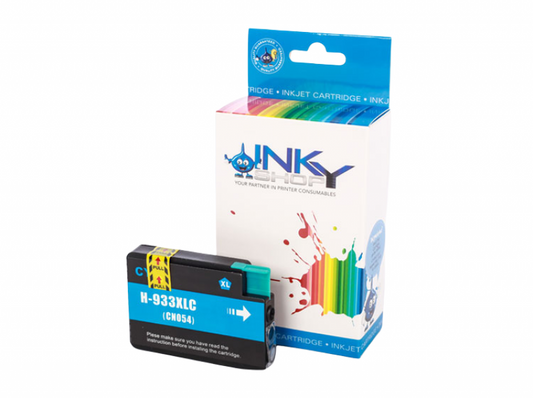 HP 933XL Cyan Ink Cartridge Compatible - The Inky Shop