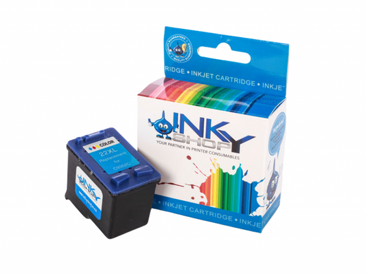 HP 22XL Tri-colour Ink Cartridge Compatible - The Inky Shop