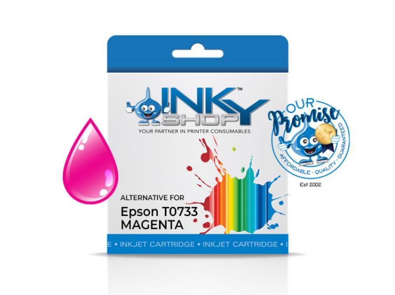 Epson T0733 Magenta Ink Cartridge Compatible - The Inky Shop
