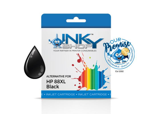 HP 88XL Black Ink Cartridge Compatible - The Inky Shop