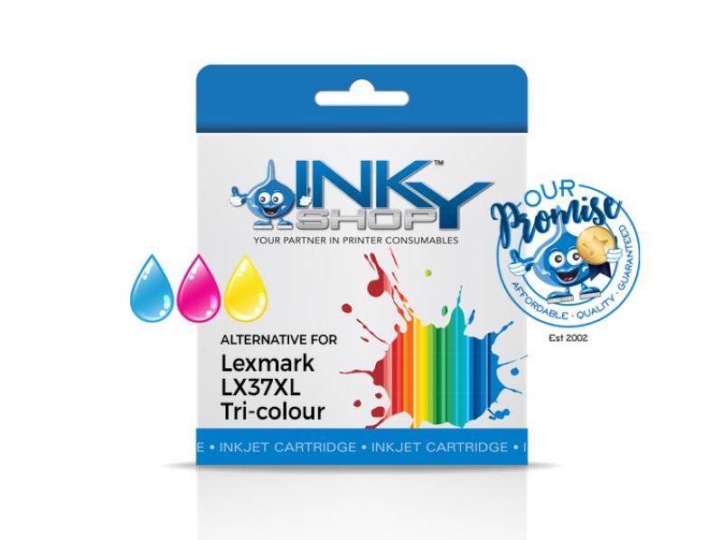 Lexmark LX37XL Tri-colour Ink Cartridge Compatible - The Inky Shop