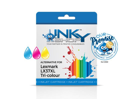 Lexmark LX37XL Tri-colour Ink Cartridge Compatible - The Inky Shop