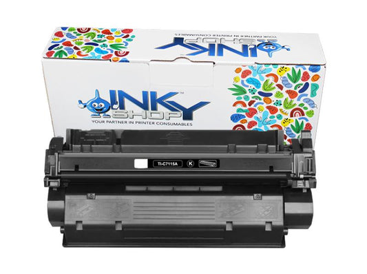 HP C7115A/Q2613A/Q2624A Black Toner Cartridge Compatible - The Inky Shop