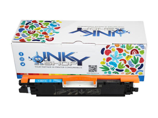 HP CE311A(126A)/CF351A(130A)/Canon 729 Cyan Toner Cartridge Compatible - The Inky Shop