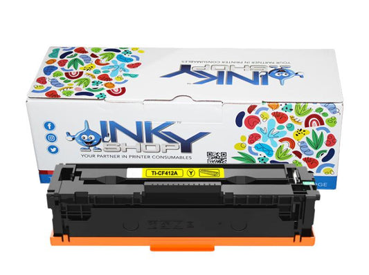 HP CF412A/Canon CRG046 UNI Yellow Toner Cartridge Compatible - The Inky Shop