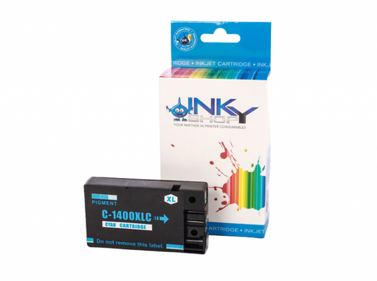 Canon PGI1400XL Cyan Ink Cartridge Compatible - The Inky Shop