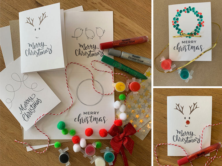 Printable Christmas cards, tags and wrapping paper