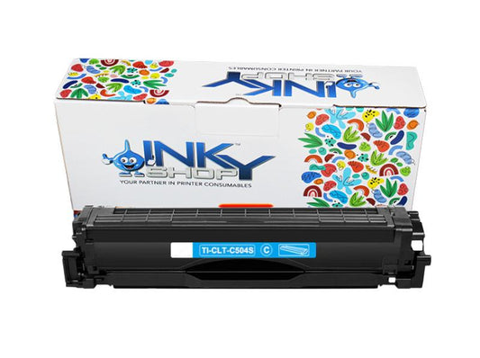 Samsung CLTC504S Cyan Toner Cartridge Compatible - The Inky Shop