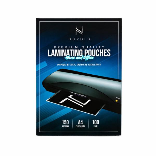 Novaro Laminating Pouches A4 150 Microns 100 Sheets - The Inky Shop