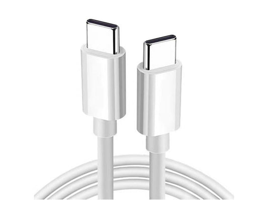 Novaro Type-C to Type-C Cable 1m White - The Inky Shop