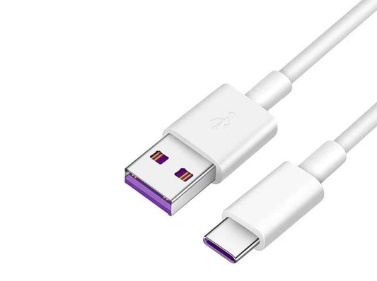 USB Type-A to Type-C Cable 1m White
