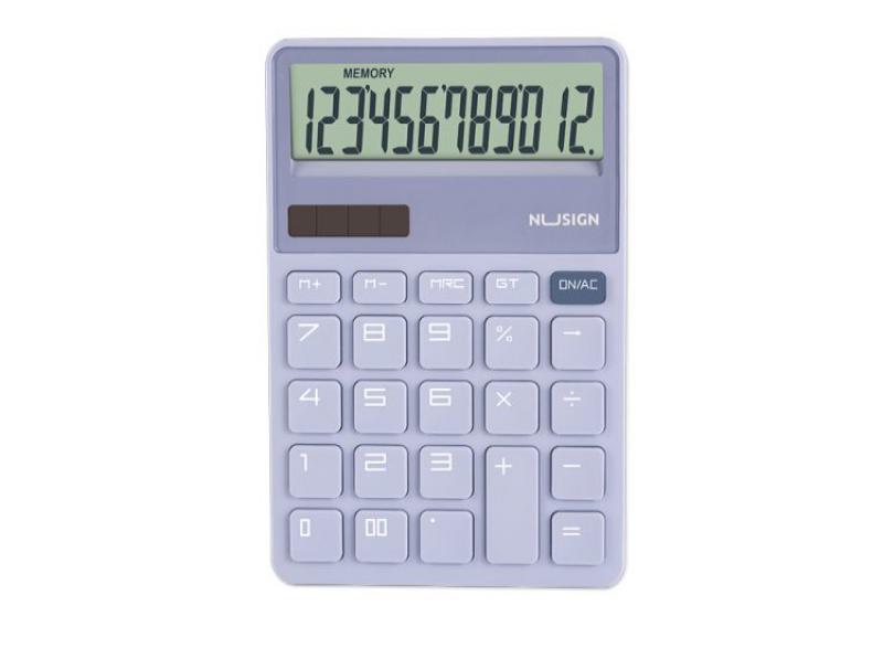 Nusign Desktop Calculator 163 6x106x19mm Purple The Inky Shop Nusign desktop calculator 163 6x106x19mm purple the inky shop