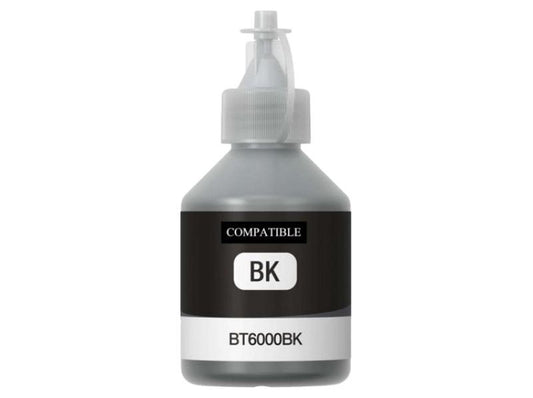 Ink Bottle Black Universal Compatible for BT6000BK/GI-490BK/T6641/GT51 140ml