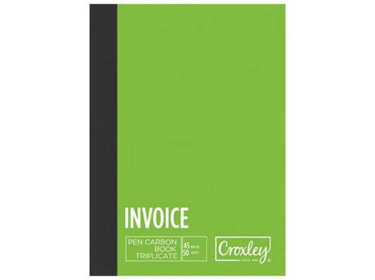 Croxley JD66BO Pen Carbon Invoice Triplicate A5 100pg - Single