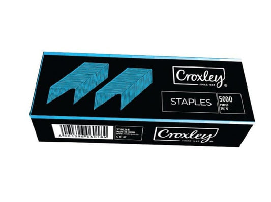 Croxley Staples 26/6 Box of 5000 pcs
