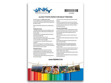 Inky Photo Paper Inkjet Glossy A4 200G - 20 Sheets