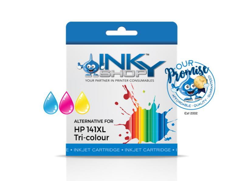Alternative Inkjet HP 141XL Tri-colour - The Inky Shop
