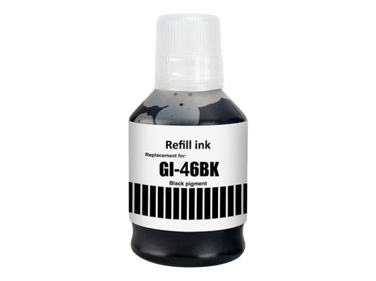 Canon GI-46 Black Ink Bottle 170ml Compatible for MAXIFY GX6040