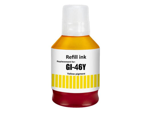 Canon GI-46 Yellow Ink Bottle 135ml Compatible for MAXIFY GX6040