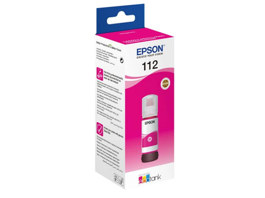 OEM Inkjet Epson 112 EcoTank Pigment Magenta Ink Bottle