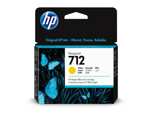 OEM Inkjet HP 712 Yellow 29ml for DesignJet T200/T600