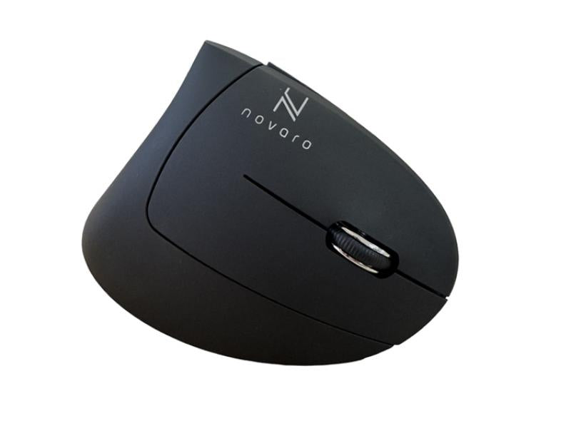 Novaro Wireless Vertical Mouse Rechargeable Black