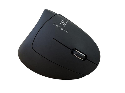 Novaro Wireless Vertical Mouse Rechargeable Black