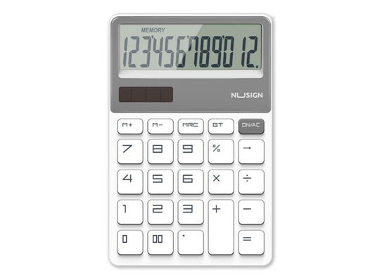 Nusign Desktop Calculator 163.6x106x19mm White