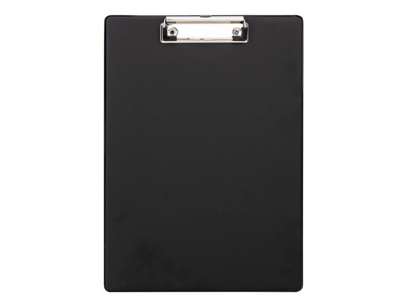 Deli Clipboard A4 Metal Clip PVC Black - Single