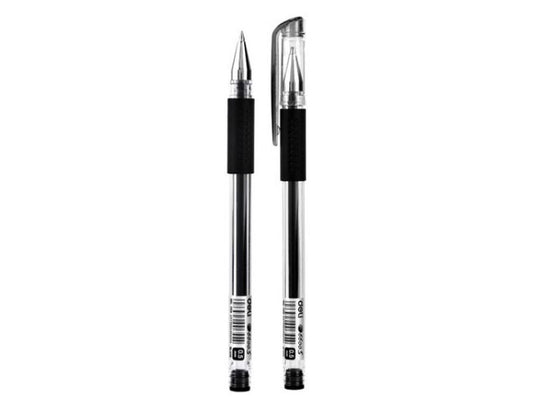 Deli Gel Pen Refill Bullet Tip: 0.5mm Black (E6600S)