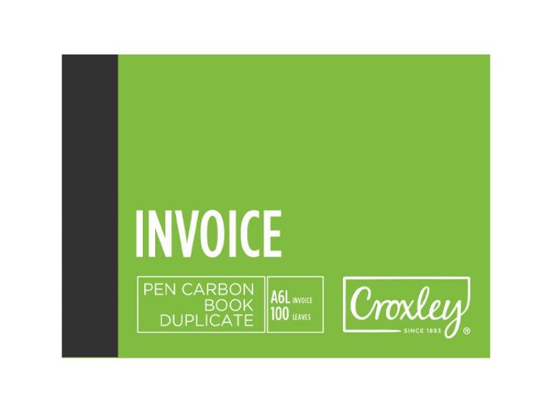 Croxley JD16BO Pen Carbon Invoice A6 Landscape 100pg - Single