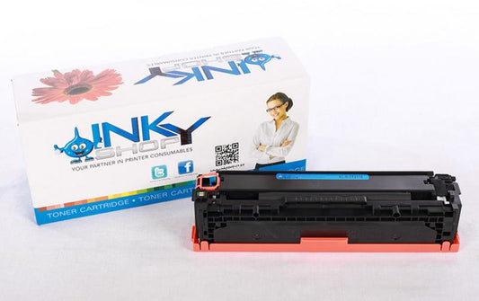 HP CF211A/CB541A/CE321A UNI Cyan Toner Cartridge Compatible