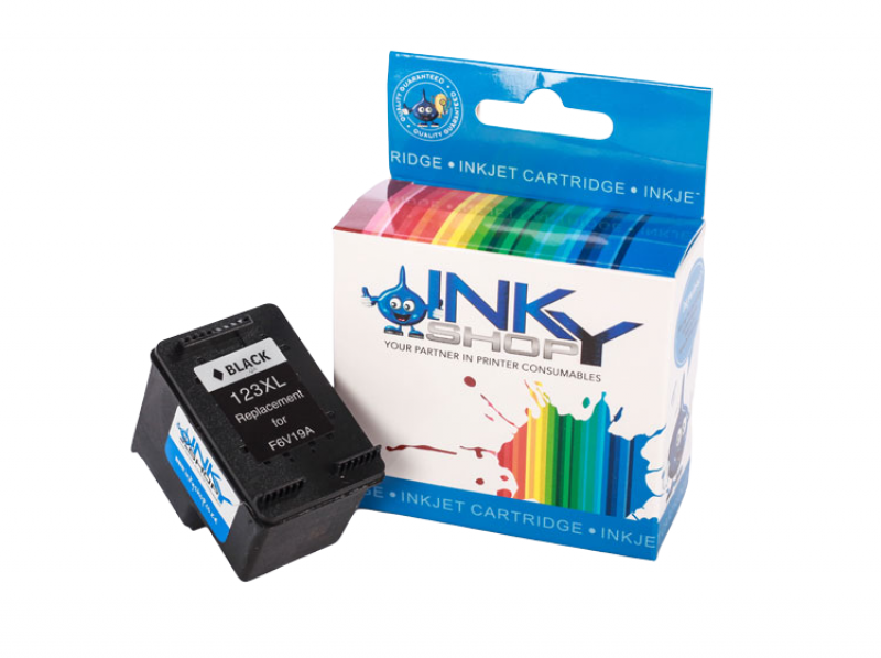 HP 123XL Black Ink Cartridge Compatible - The Inky Shop