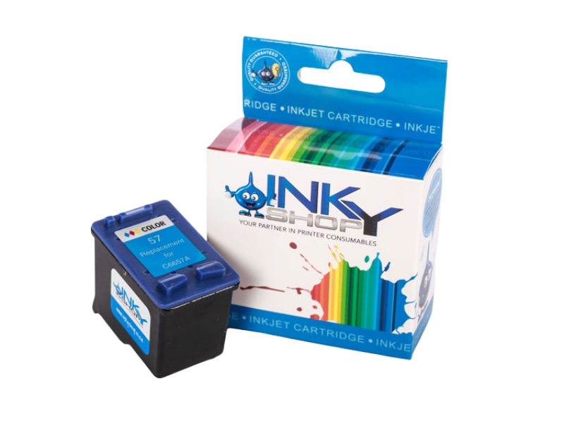 HP 57 Tri-colour Ink Cartridge Compatible - The Inky Shop